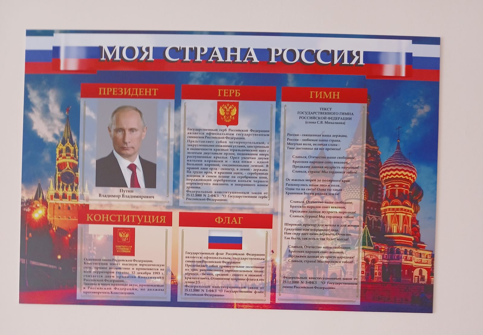 Пространственно-тематическое решение оформления школы.